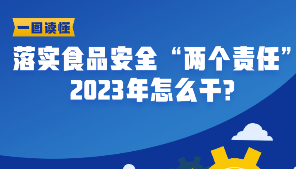 一图读懂丨落实食品安全“两个责任”2023年怎么干？