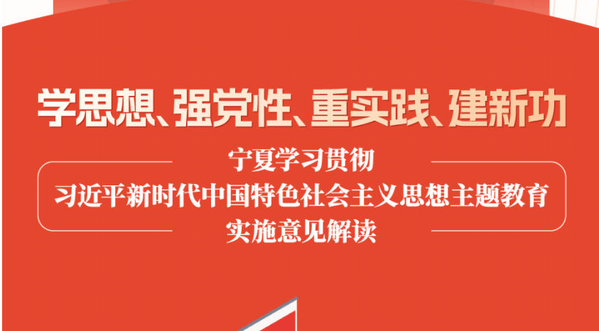 一图读懂｜宁夏学习贯彻习近平新时代中国特色社会主义思想主题教育实施意见解读