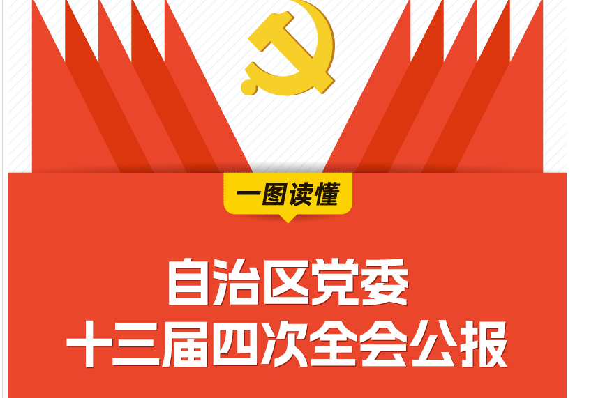 一图读懂｜自治区党委十三届四次全会公报