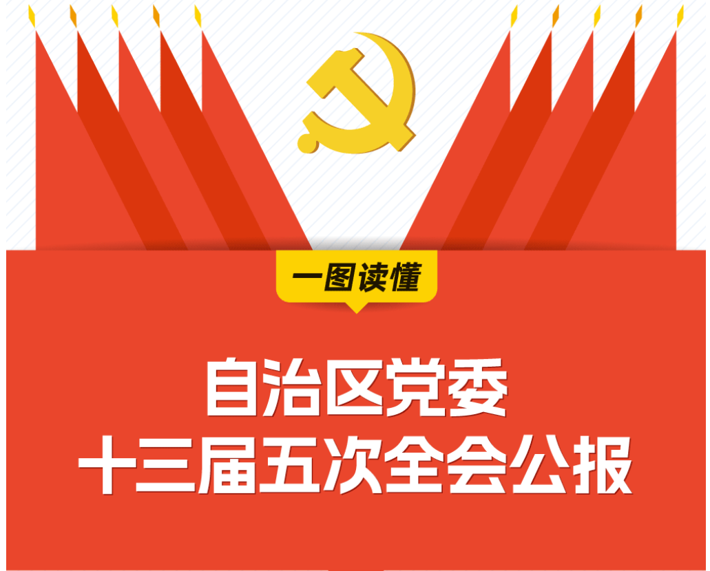 一图读懂｜自治区党委十三届五次全会公报