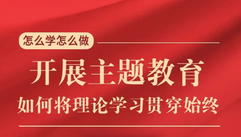 开展主题教育，如何将理论学习贯穿始终