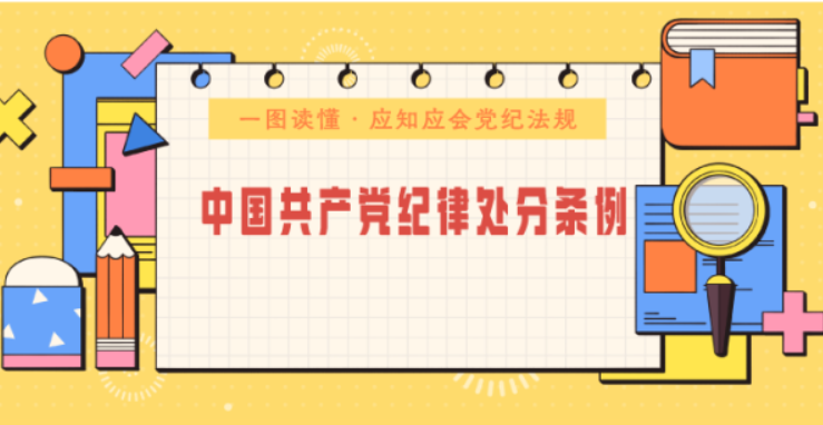 一图读懂·应知应会党纪法规丨《中国共产党纪律处分条例》