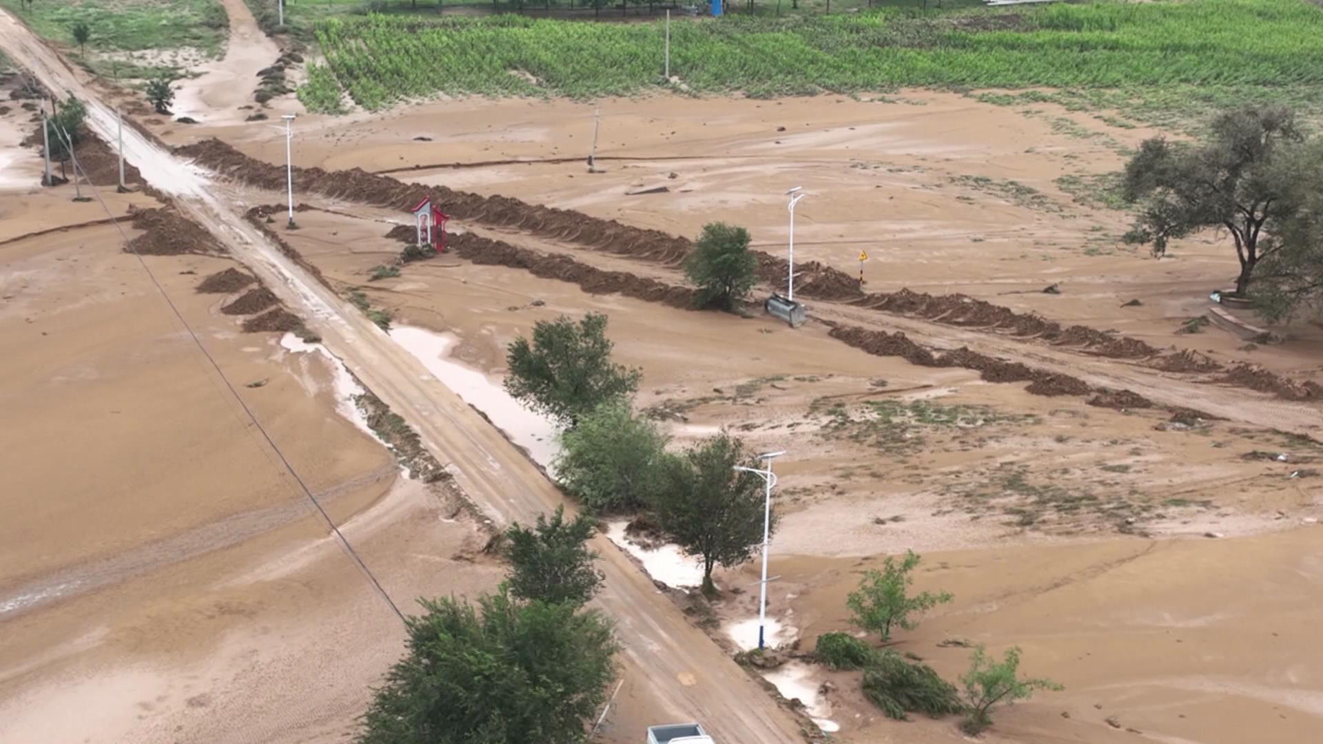 我县遭遇69年来最大降雨量