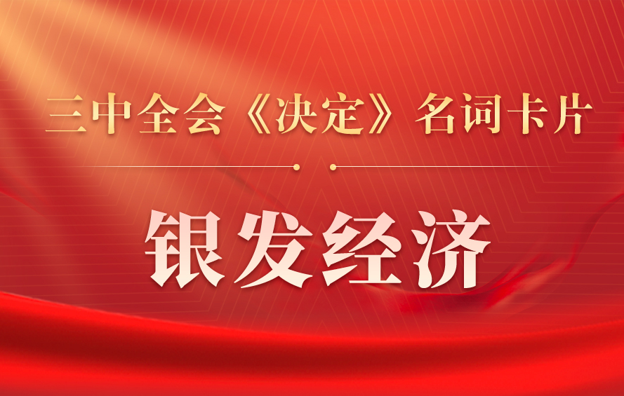 三中全会《决定》名词卡片天天学：银发经济