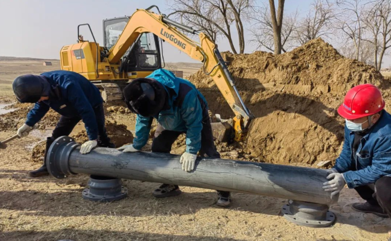 盐池水务公司：寒冬抢修 保供有我