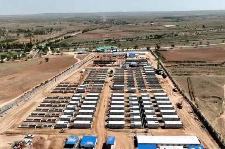 总投资7.5亿元！盐池首座共享储能电站进入安装阶段