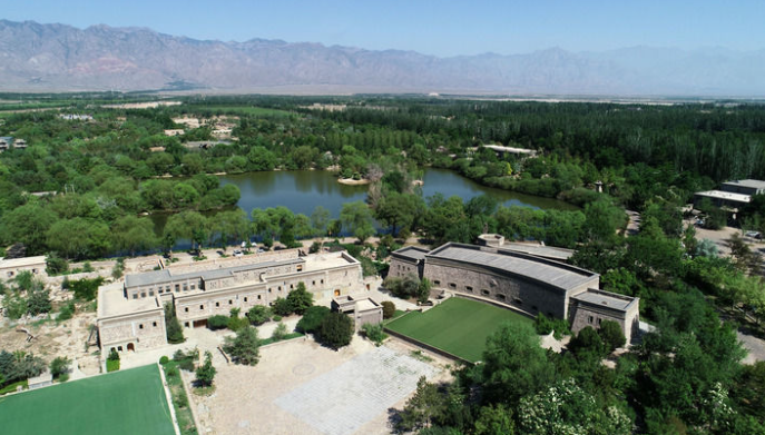 天空之眼瞰塞上：大美宁夏擦亮紫色名片