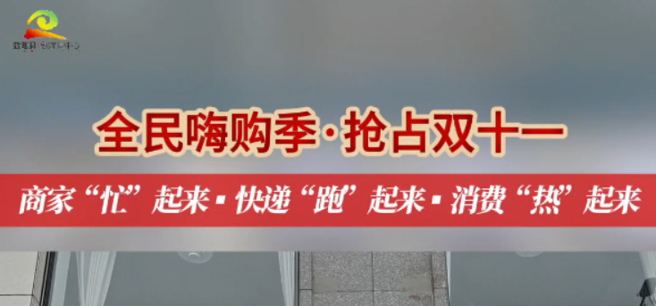 全民嗨购季·抢占双十一 商家“忙”起来·快递“跑”起来·消费“热”起来