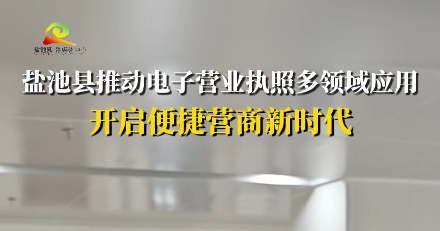 盐池县推动电子营业执照多领域应用 开启便捷营商新时代