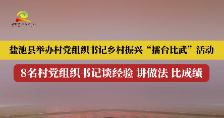 盐池县举办村党组织书记乡村振兴“擂台比武”活动 8名村党组织书记谈经验 讲做法 比成绩