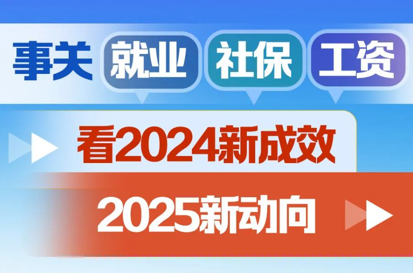 事关就业、社保、工资，看2024新成效、2025新动向