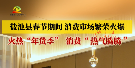 盐池县春节期间 消费市场繁荣火爆 火热“年货季” 消费“热气腾腾”