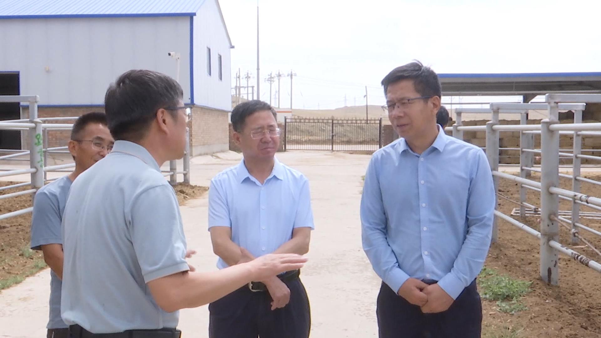 王学冕调研青山乡 麻黄山乡重点工作