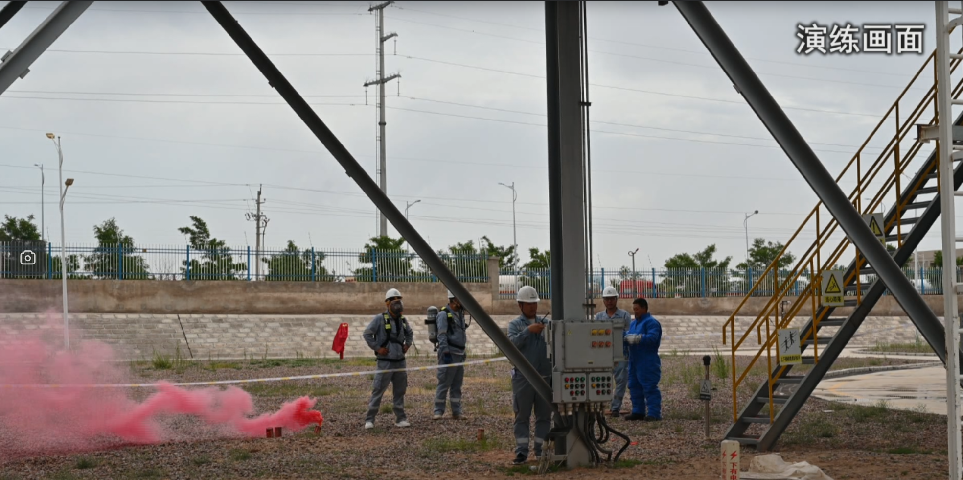 盐池工业园区：筑牢安全防线  提升实战能力