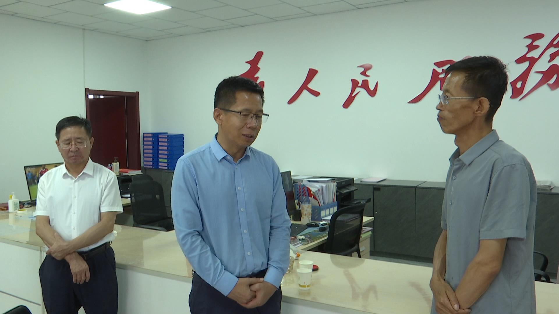 王学冕调研部分乡镇重点工作