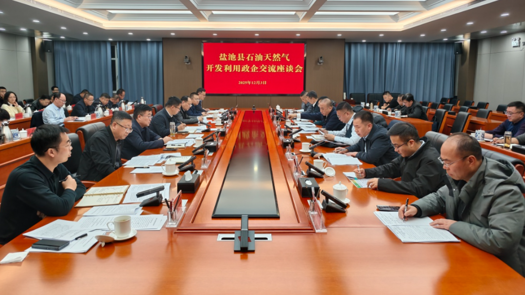 王学冕主持召开石油天然气开发利用政企交流座谈会